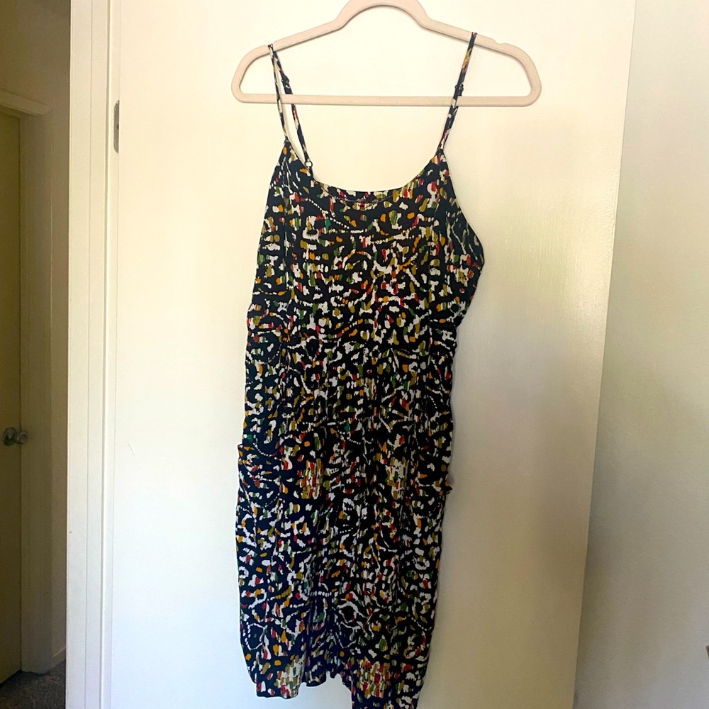 Multi colored Dress With Pockets